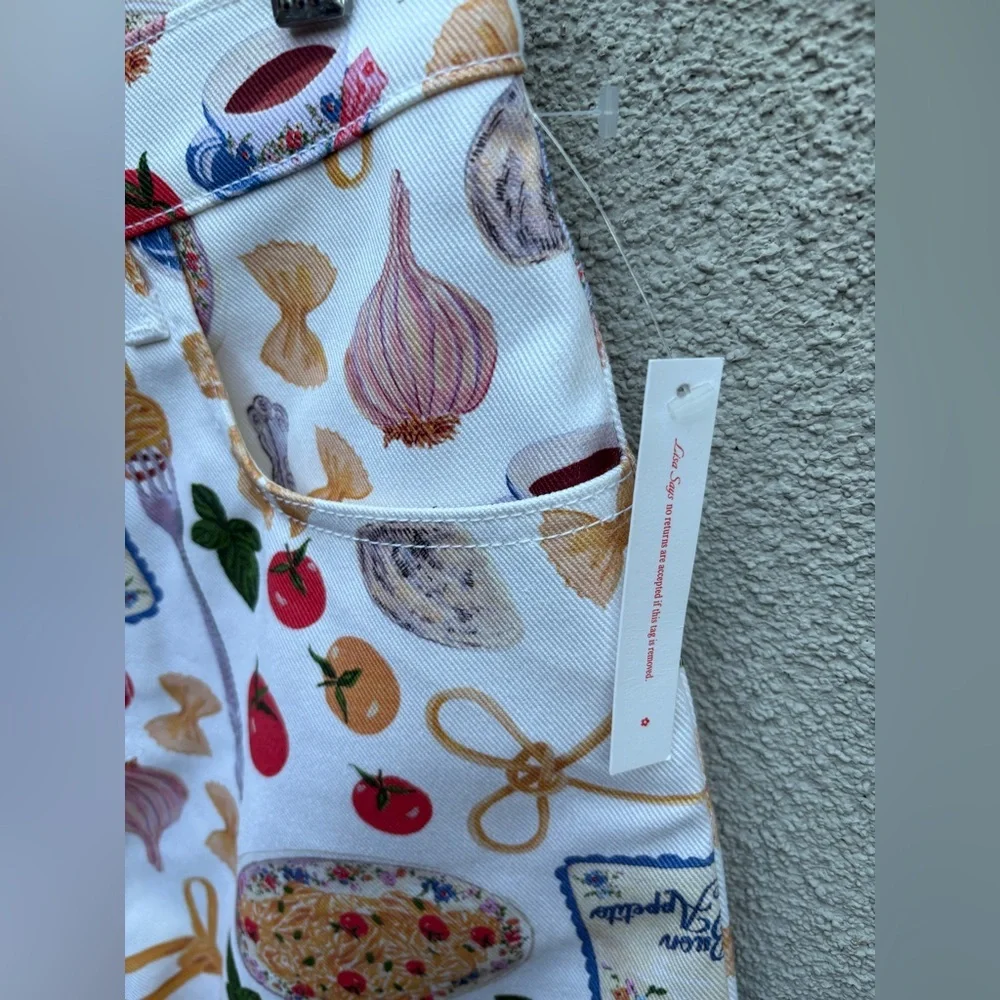 Lisa Says Gah White Pasta Buon Appetito Robyn Jeans New with Tags! - Picture 6 of 12